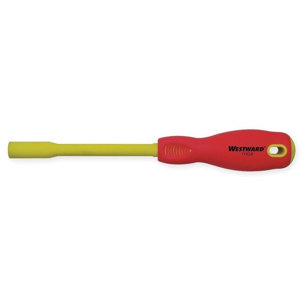 Westward Nut Driver, 7.0mm, Hollow, Ergo, Ins, 5 in. - 1YXL8