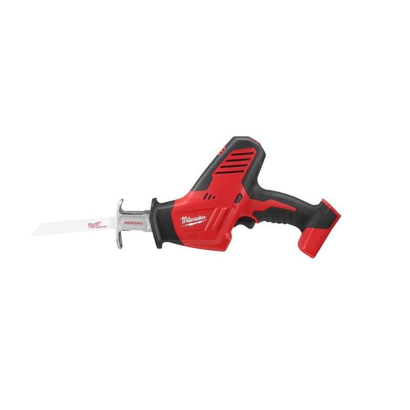 Sierra alternativa inalámbrica Milwaukee M18 18V de iones de litio HACKZALL con dientes de carburo para cortar metal y hoja de sierra SAWZALL - 2625-20-48-00-5201.