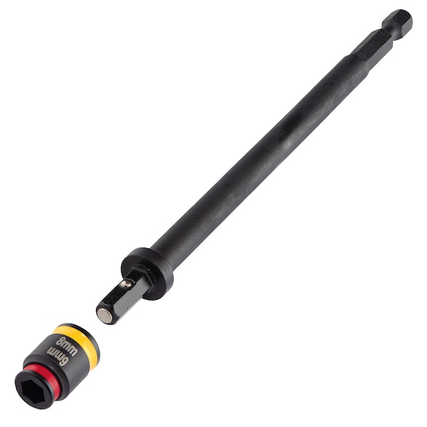 Malco MSHXLCM1 6 mm & 8 mm 6 in. Cleanable Hex Nut Driver - MSHXLCM1