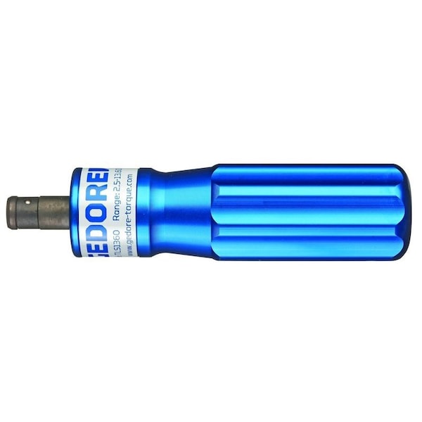 Gedore Torque Screwdriver 1/4 in 2.5 to 13.6 nm - 2557592