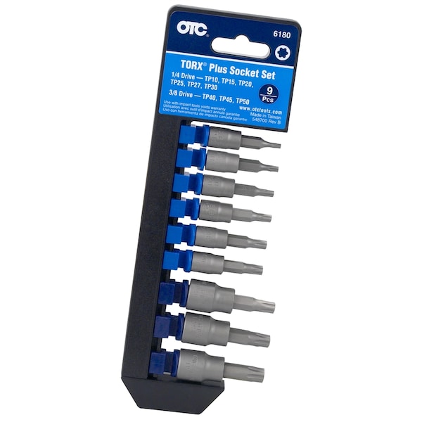 Otc Torx Plus 9Pc Set - 6180