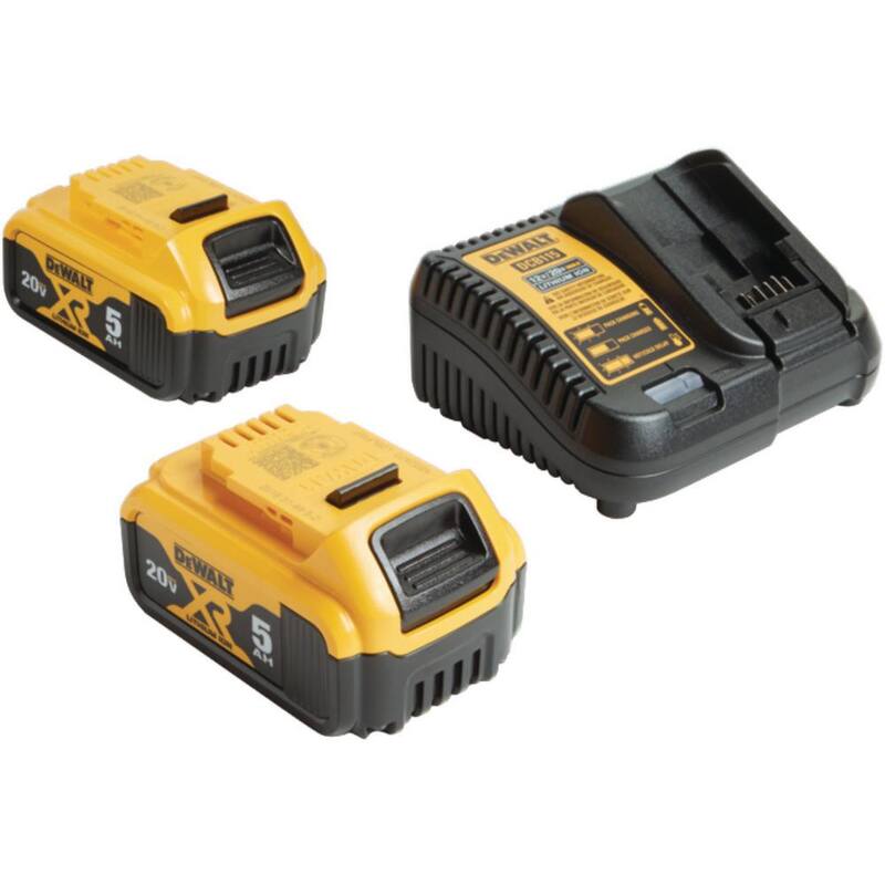 DEWALT FLEXVOLT 60V MAX Sierra Circular Inalámbrica con Motor sin Escobillas de 7-1/4 pulgadas, (2) Baterías 20V 5.0Ah, Cargador y Bolsa de Kit - DCS578BW2052CK