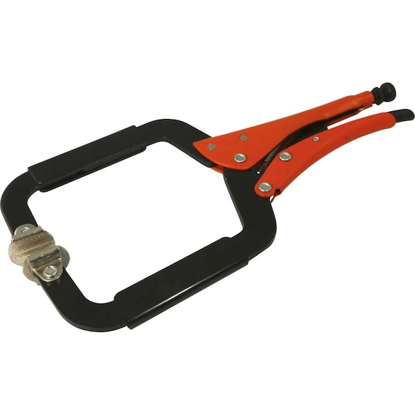 Grip-On 14 Locking Cclamp Plier, With Swivel Pads, 478 Jaw Opening - 224-14