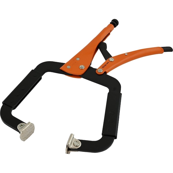 Grip-On 14 Locking Cclamp Plier, With Swivel Pads, 478 Jaw Opening - 224-14