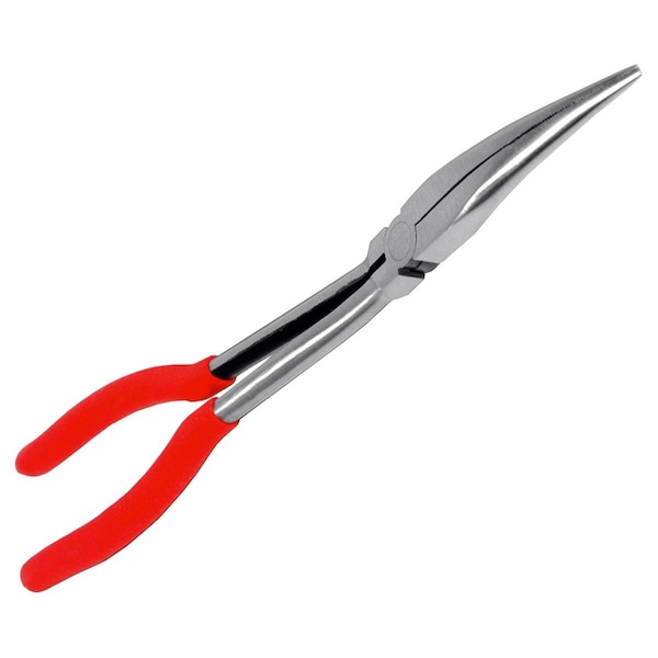 K-Tool International Offset Needle Nose Pliers, 15 Degree, 11" - KTI-51311