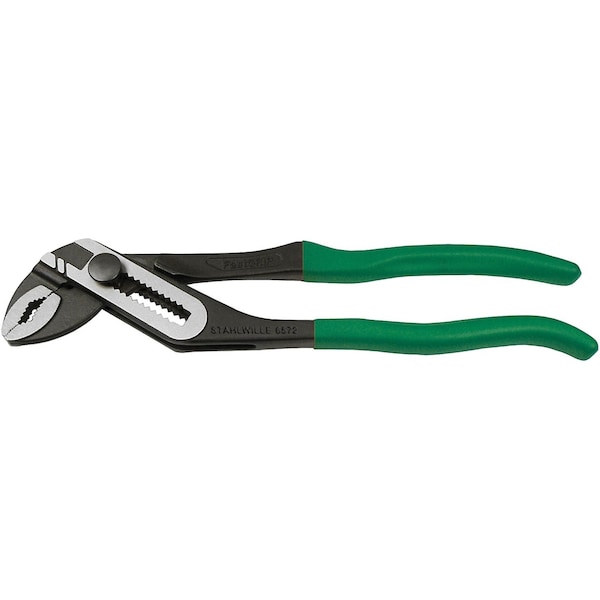 Stahlwille Tools Waterpump plier FastGRIP L.180 mm max.jaw opening 28 mm head polished handles dip-coated - 65726180