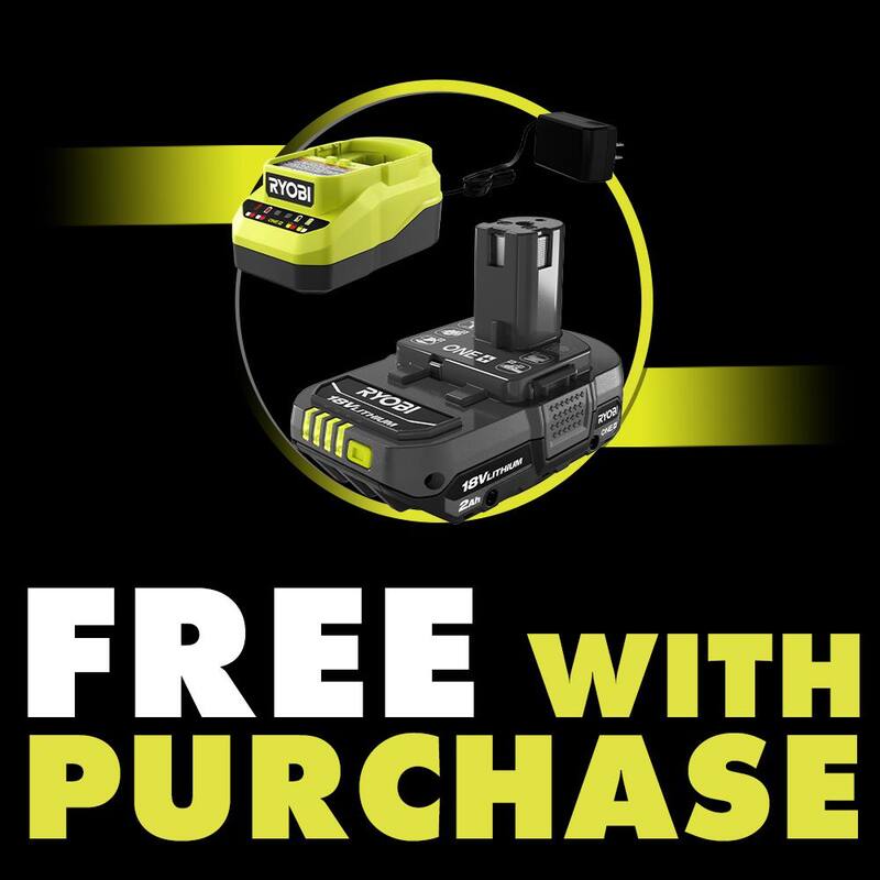 RYOBI ONE+ HP 18V Sierra reciproca compacta inalámbrica sin escobillas de una mano con batería de 2.0 Ah y cargador - PSBRS01B-PSK005