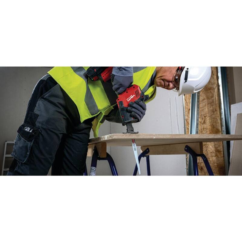 Sierra alternativa inalámbrica de una mano Hilti 22-Volt NURON SR-4 de iones de litio (solo herramienta) - 2240574