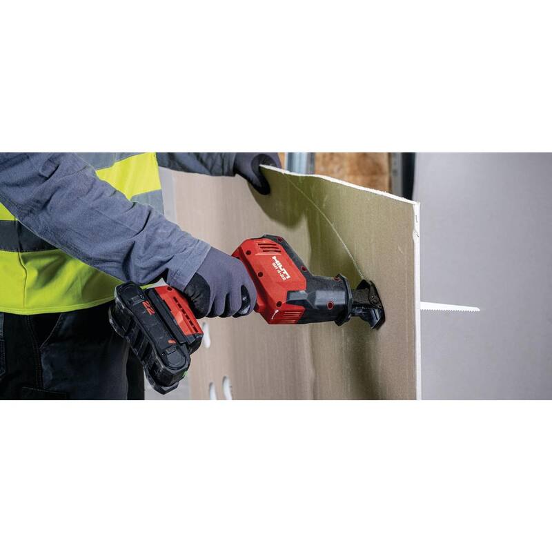 Sierra alternativa inalámbrica de una mano Hilti 22-Volt NURON SR-4 de iones de litio (solo herramienta) - 2240574