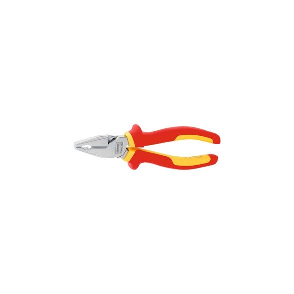 Garant Heavy duty combination pliers- chrome-plated VDE insulated- overall length: 180mm - 701910 180