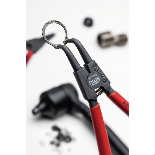 Nws Circlip Pliers Angled External 90 deg., Size 19 mm-60 mm, Tip 1.8 - 175-62-A21