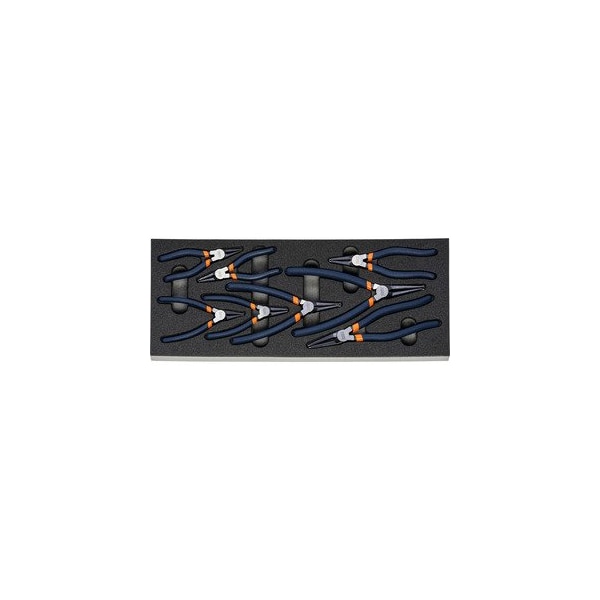 Garant Precision Internal and External Circlip Pliers Set in Heavy Duty Foam, 8 Pc - 954210 8