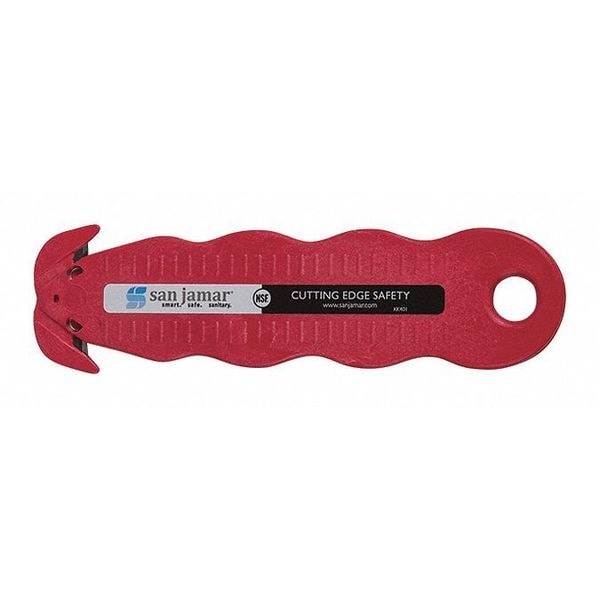 Klever Box Cutter, Recessed Blade, Red, Safety Recessed, Plastic - KK401
