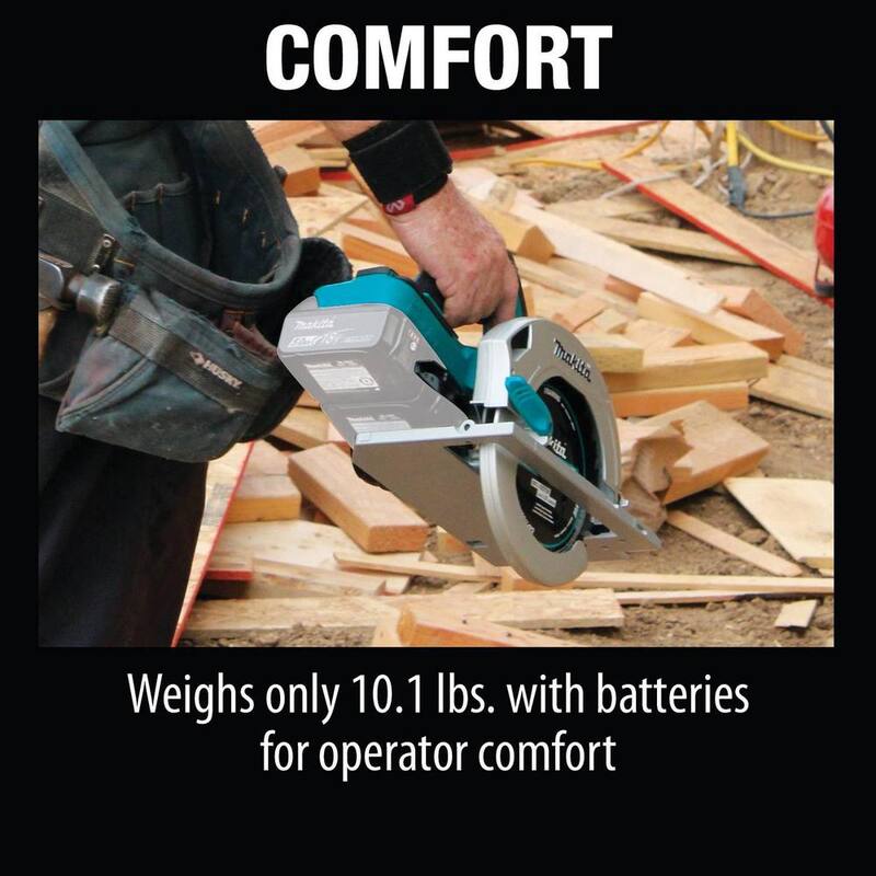 Sierra circular inalámbrica de litio Makita 18V X2 LXT (36V) de 7-1/4 pulgadas (Herramienta solamente) - XSH01Z