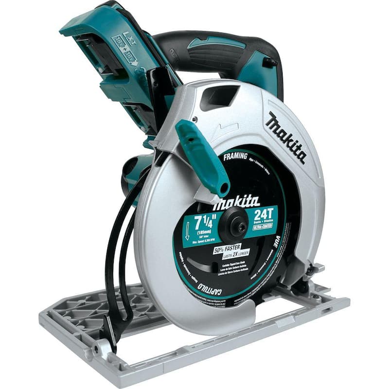 Sierra circular inalámbrica de litio Makita 18V X2 LXT (36V) de 7-1/4 pulgadas (Herramienta solamente) - XSH01Z