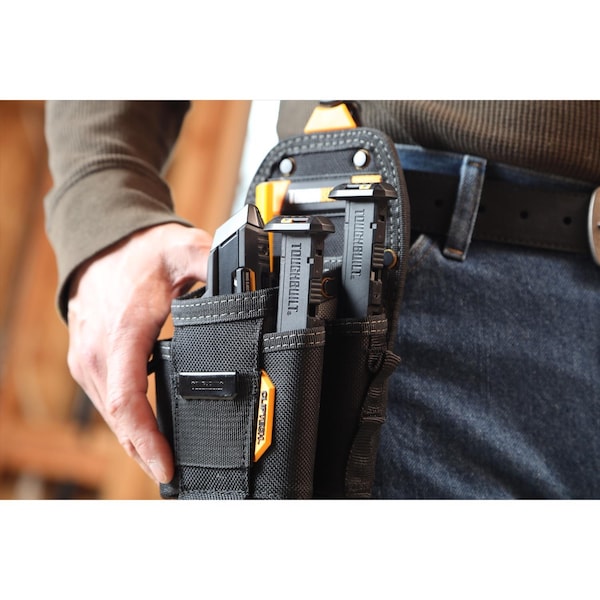 Toughbuilt 6.5 in. Retractable Reloading Utility Knife Black 1 pc - TB-H4S2-03-6BES