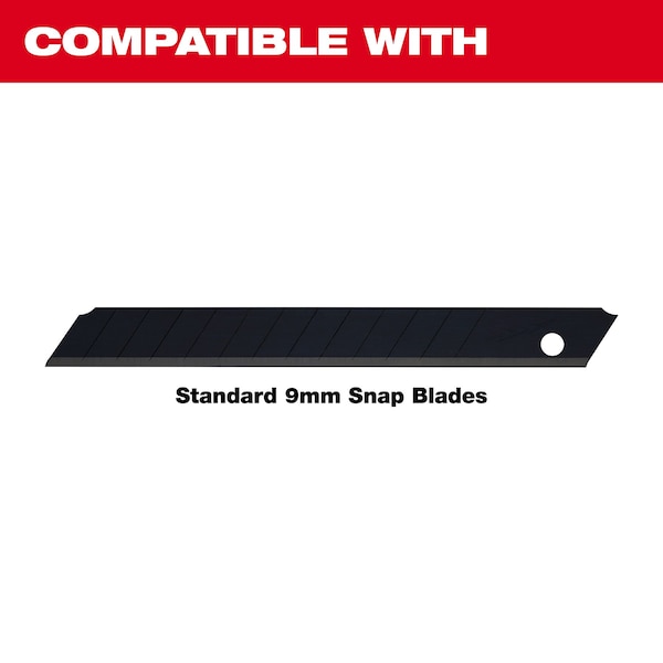 Milwaukee Tool 9mm Snap Off Knife w/Precision Cut Blade - 48-22-1960