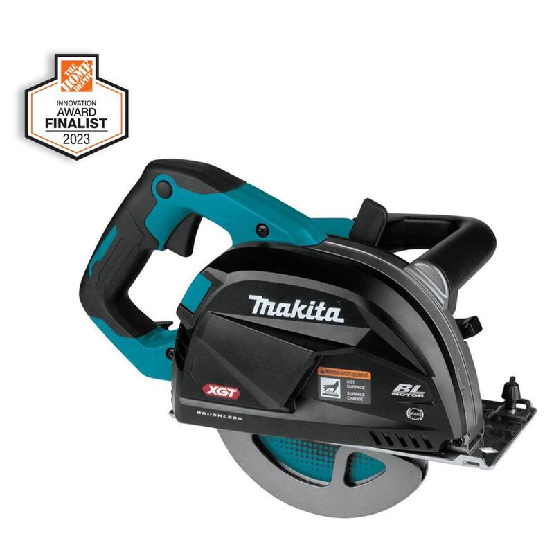 Sierra circular inalámbrica sin escobillas Makita 40V máx. XGT de 7-1/4 pulgadas para corte de metal, con freno eléctrico y recolector de virutas (Herramienta solamente) - GSC01Z