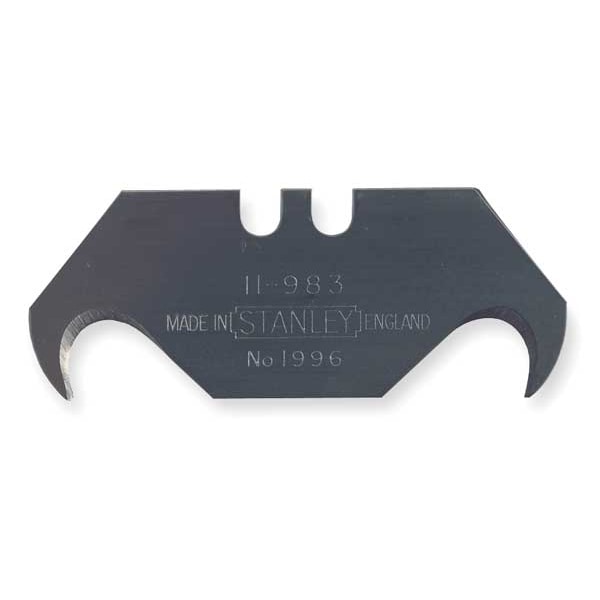 Stanley 2-Ended Hook Blade, 2-3/4In W, PK100 - 11-984
