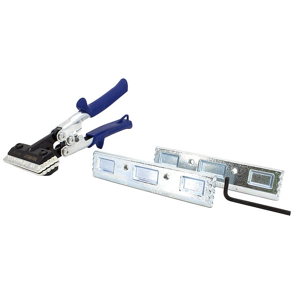 Midwest Snips Hand Seamer Set, Straight, 9", Forged steel - MWT-S36