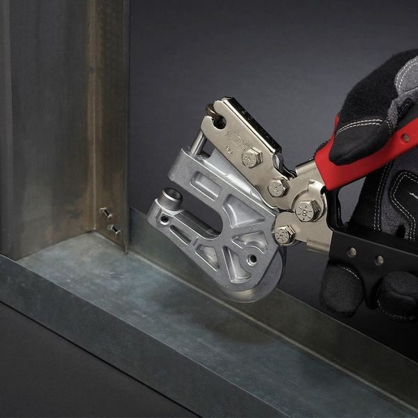 Malco Punch Lock Stud Crimper, 9-1/2", Die Cast Zinc with Nickel Plating - PL1R