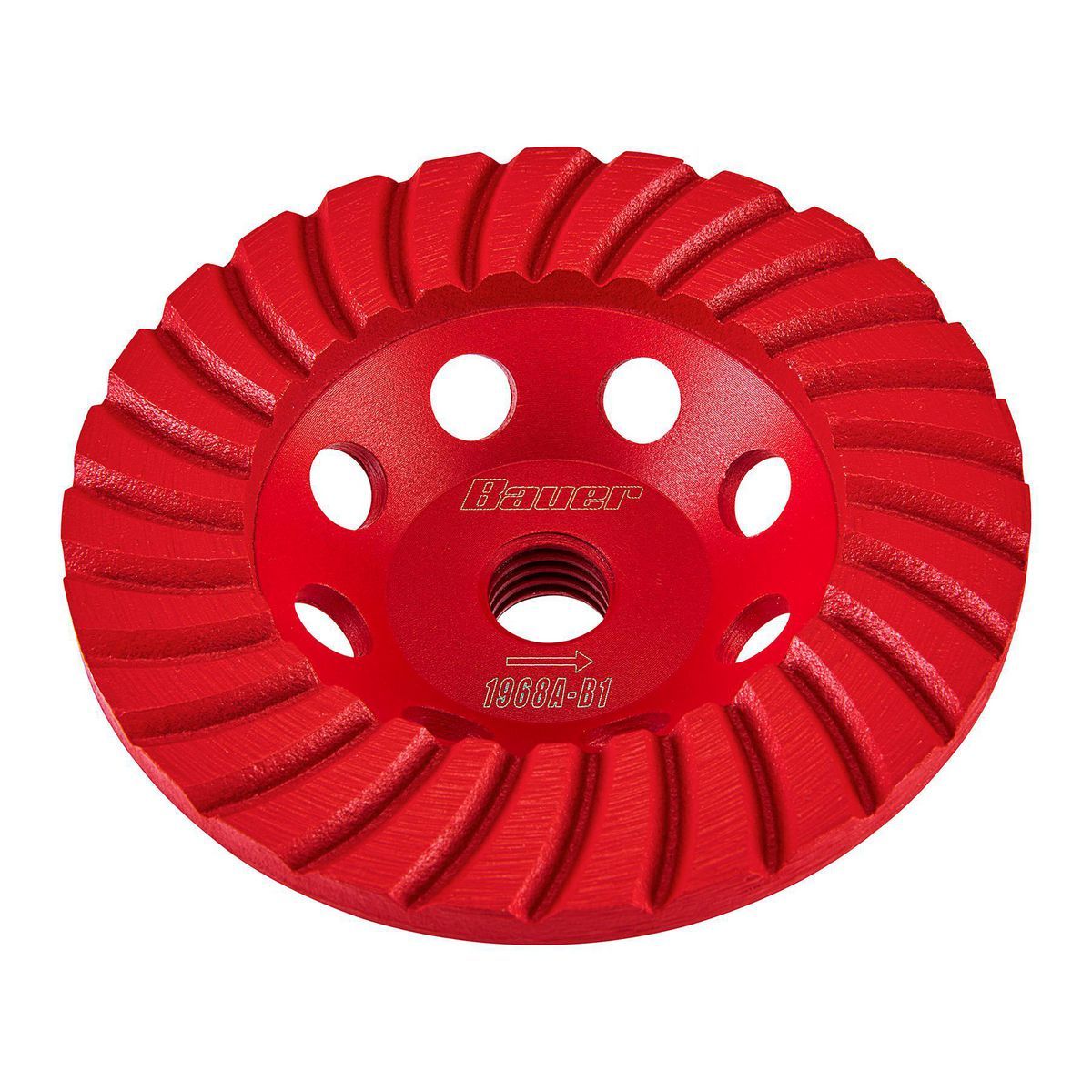 Rueda de copa turbo de diamante Bauer de 4 pulgadas - 57565