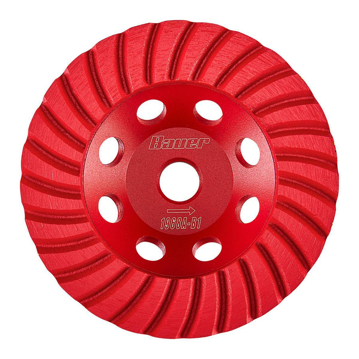 Rueda de copa turbo de diamante Bauer de 4 pulgadas - 57565