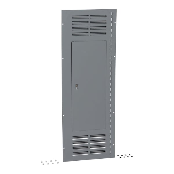 Square D Enclosure cover, NQ and NF panelboards, NEMA 1, surface, ventilated, hinged, 20in W x 56in H - NC56VSHR