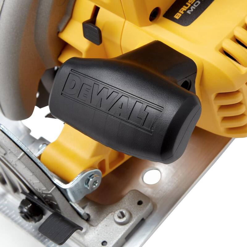 DEWALT Sierra Circular Inalámbrica sin Escobillas de 20V MAX XR de 7-1/4 pulg. (Herramienta Solamente) y Hojas de Sierra Circular DEWALT FLEXVOLT de 7-1/4 pulg. de 24 Dientes (Paquete de 3) - DCS570BWFV37243