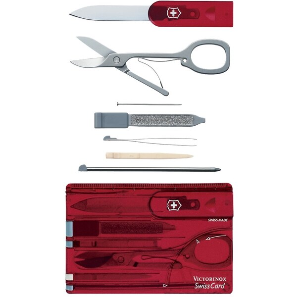 Swiss Army Brands 2024 Victorinox 53927 Swisscard Ruby 81Mm - VIC-0.7100.T-X3