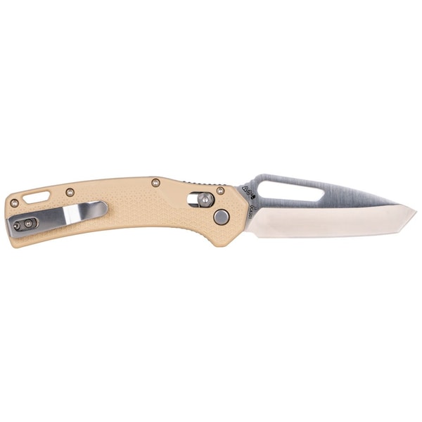 Klein Tools KTO Resurgence Knife, Tanto Blade, Sand Handle - OGK001TNT