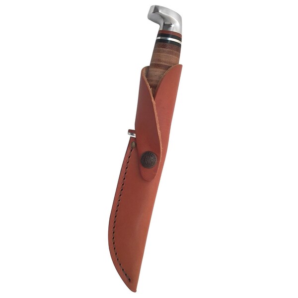 Case Cutlery Knife, 5" Leather Hunter (316-5 Ss) W/Sh - 00381