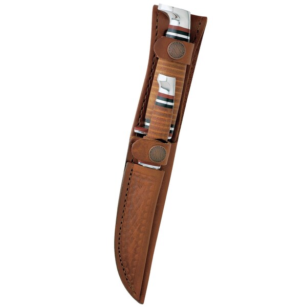 Case Cutlery Knife, 2 Knife Hunting Set W/ Sheath - 00372