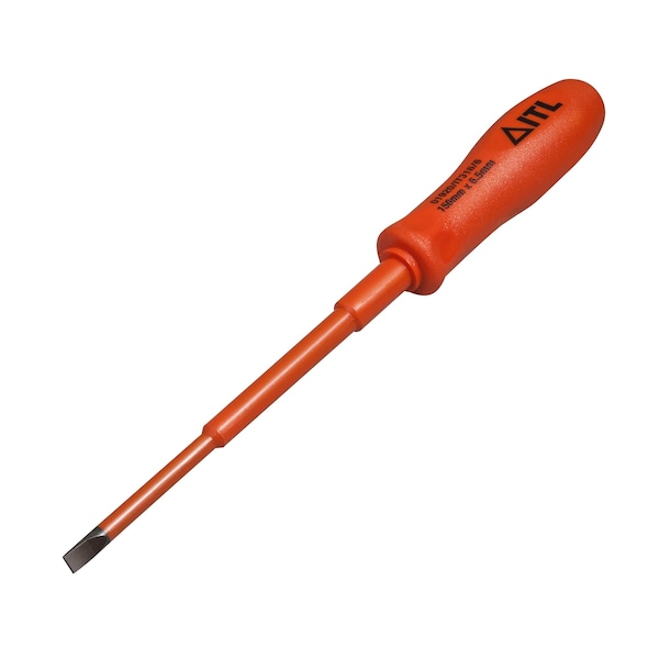 Itl 1000v Insulated Slotted Screwdriver 6 x 1/4 x 3/64 - 01920