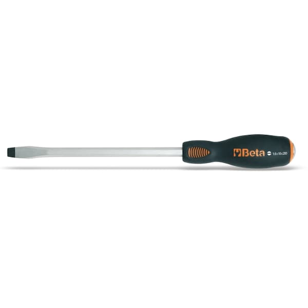 Beta 1241 8 x 8 x 150 Screwdriver with Steel Head for Slotted Head Screws - 012410057