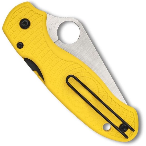 Spyderco 2024 Spyderco Reveal 14, Para 3 Salt Yellow Lightweight Cpm Magnacut, Plain Edge - SPY-C223PYL