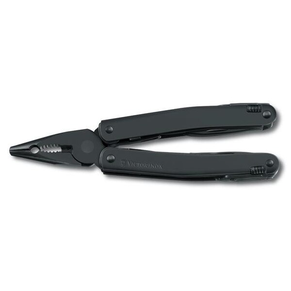 Swiss Arms Swiss Army Brands VIC-3.0224.3CNUS2 2019 Victorinox SwissTool Spirit X Black with Nylon Pouch; Black - 105 mm - VIC-3.0224.3CNUS2