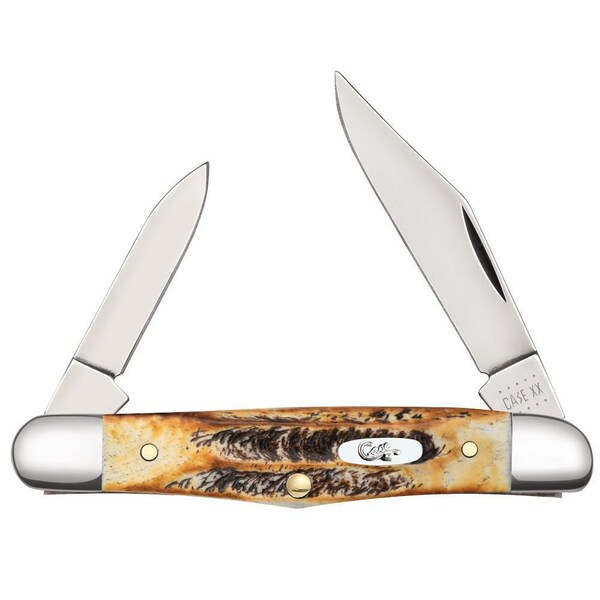 Case Cutlery 2023 Case Case 6.5 Bonestag Half Whittler 6.5208 Ss - CAS-65320