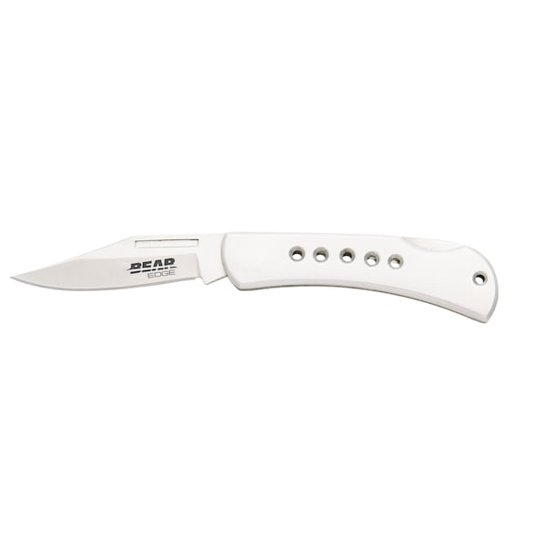 Bear & Sons Cutlery 2023 Bear 2 3/4 Stainless Steel Lockback W/Designer Holes - BEA-71115