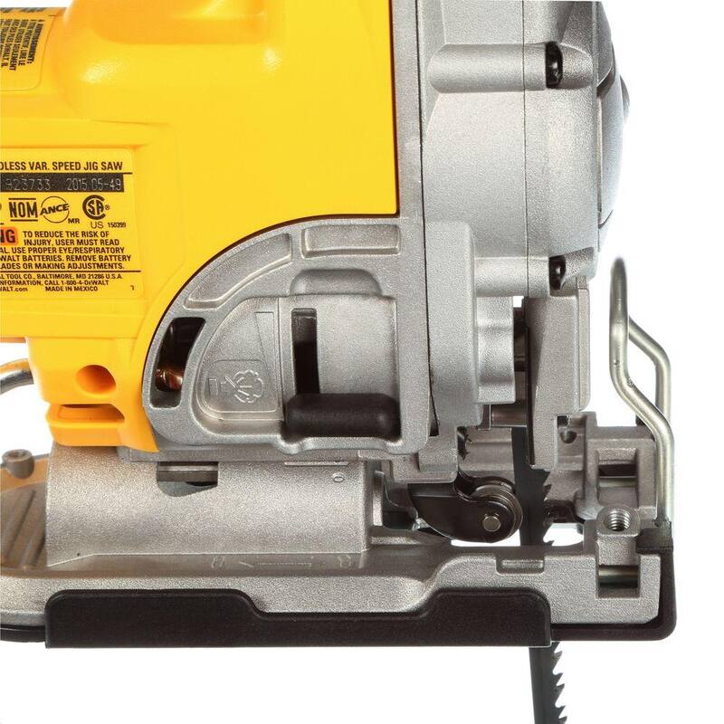 Sierra de calar inalámbrica DEWALT 20V MAX y (1) Batería de litio de primera calidad de 20V MAX 4.0Ah - DCS331BW204