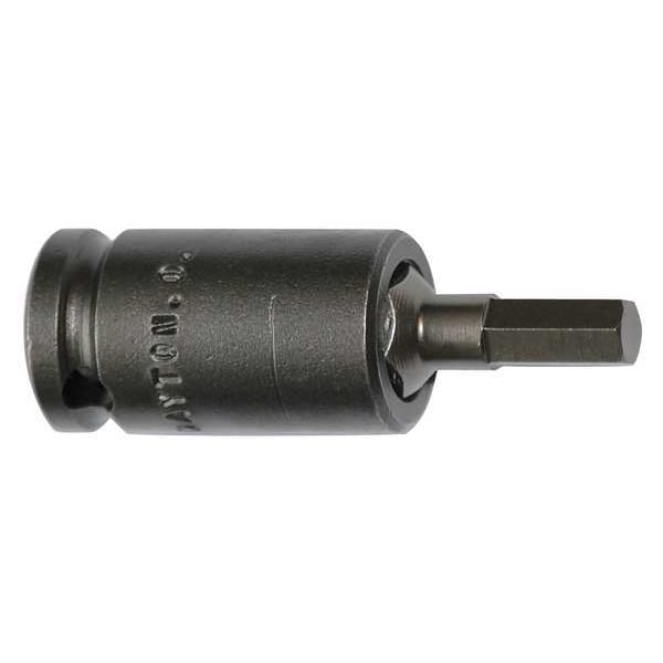 Apex Tool Group Socket Bit, 3/8 in. Dr, 6mm Hex, PK5 - SZ-3-7-6MM-5PK