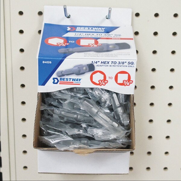 Best Way Tools BIT ADAPTR 3/8""SQ 1/4""HX - 84026