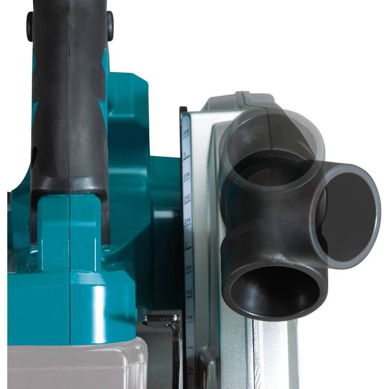 Sierra circular inalámbrica sin escobillas Makita 18V x2 LXT de iones de litio (36V) de 9-1/4 pulgadas con base compatible para riel guía (herramienta solamente) - XSH10Z