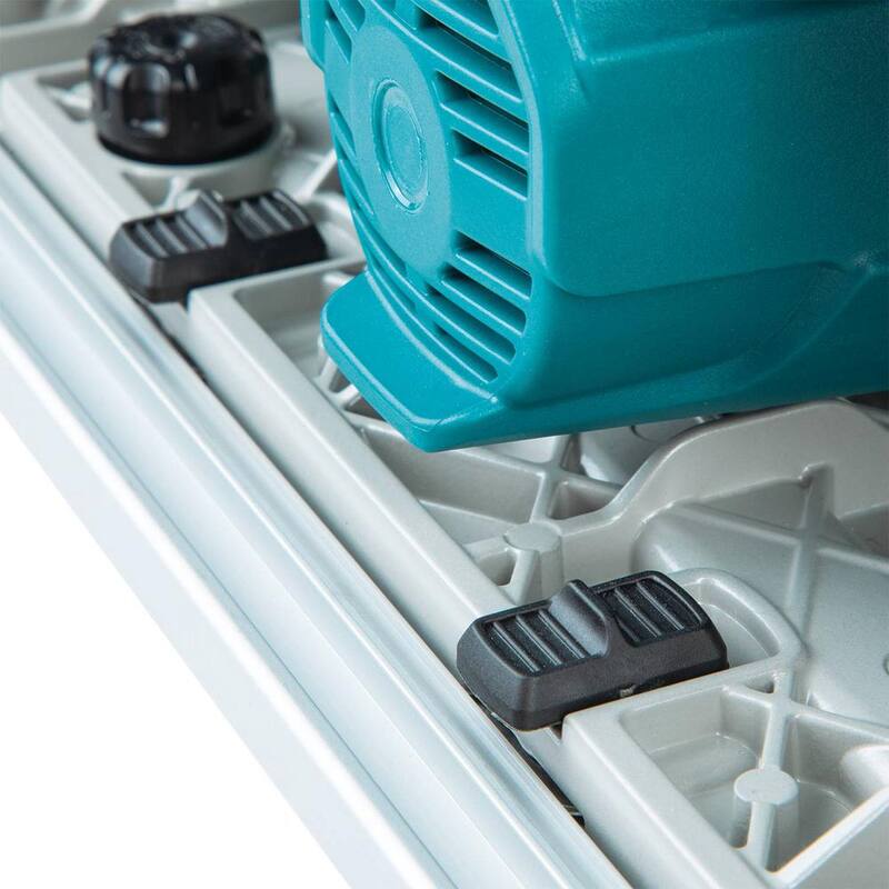 Sierra circular inalámbrica sin escobillas Makita 18V x2 LXT de iones de litio (36V) de 9-1/4 pulgadas con base compatible para riel guía (herramienta solamente) - XSH10Z