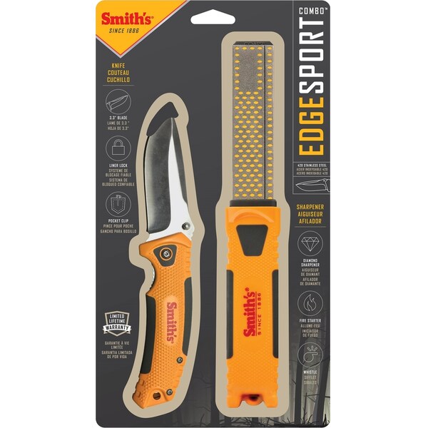 Smiths Consumer Products 2023 Smith'S Edgesport Combo W/Firestarter - SMI-51012