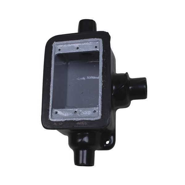 Calbond Electrical Box, FDCT Box Type, 1 Gang, PVC - PV1000FDCT3