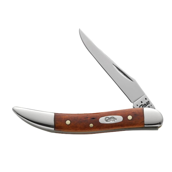 Case Cutlery 2023 Case Smooth Chestnut Bone Small Texas Toothpick 610096 Ss - CAS-28703