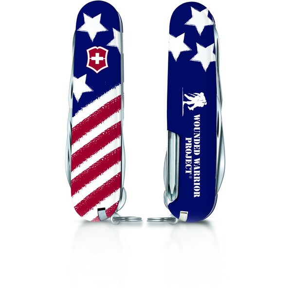 Swiss Army Brands 2023 Victorinox Tinker Animated American Flag With Wwp Logo - VIC-55526