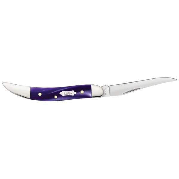 Case Cutlery 2023 Case Wicked Purple Kirinite Small Texas Toothpick 1010096 Ss - CAS-17333