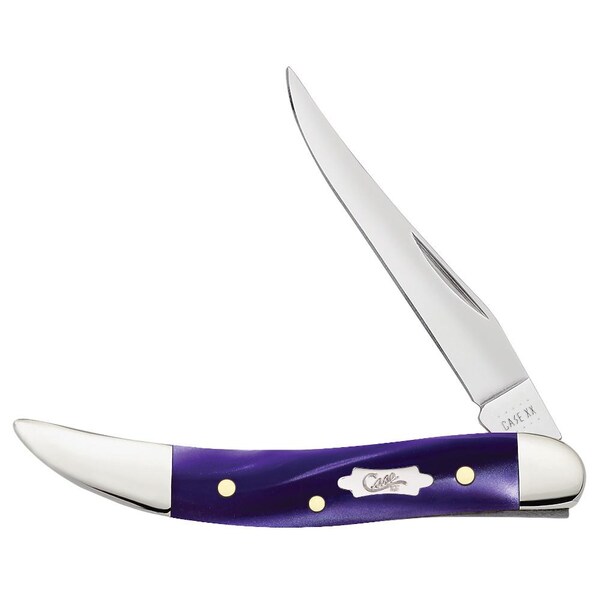Case Cutlery 2023 Case Wicked Purple Kirinite Small Texas Toothpick 1010096 Ss - CAS-17333